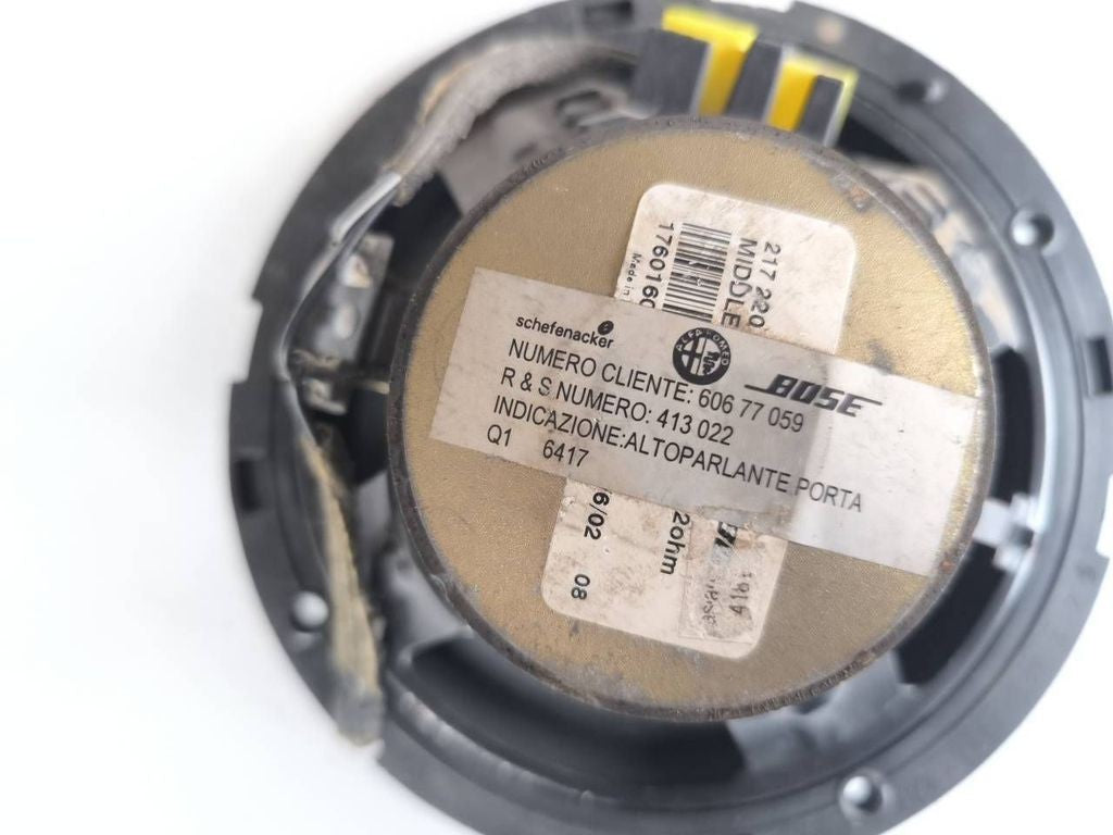 Alfa Romeo 156 2.4JTD 129kW 2005 Bose front door speaker 60677059 