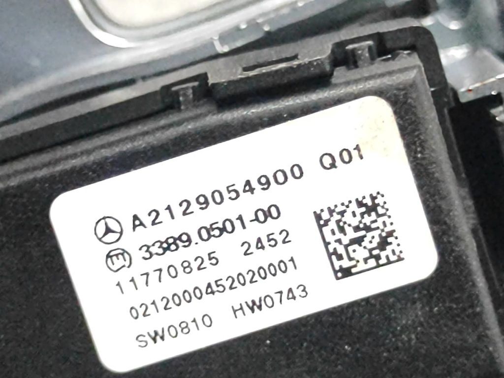 Mercedes-Benz E W212 2010 center console tunnel trim element A2126803007