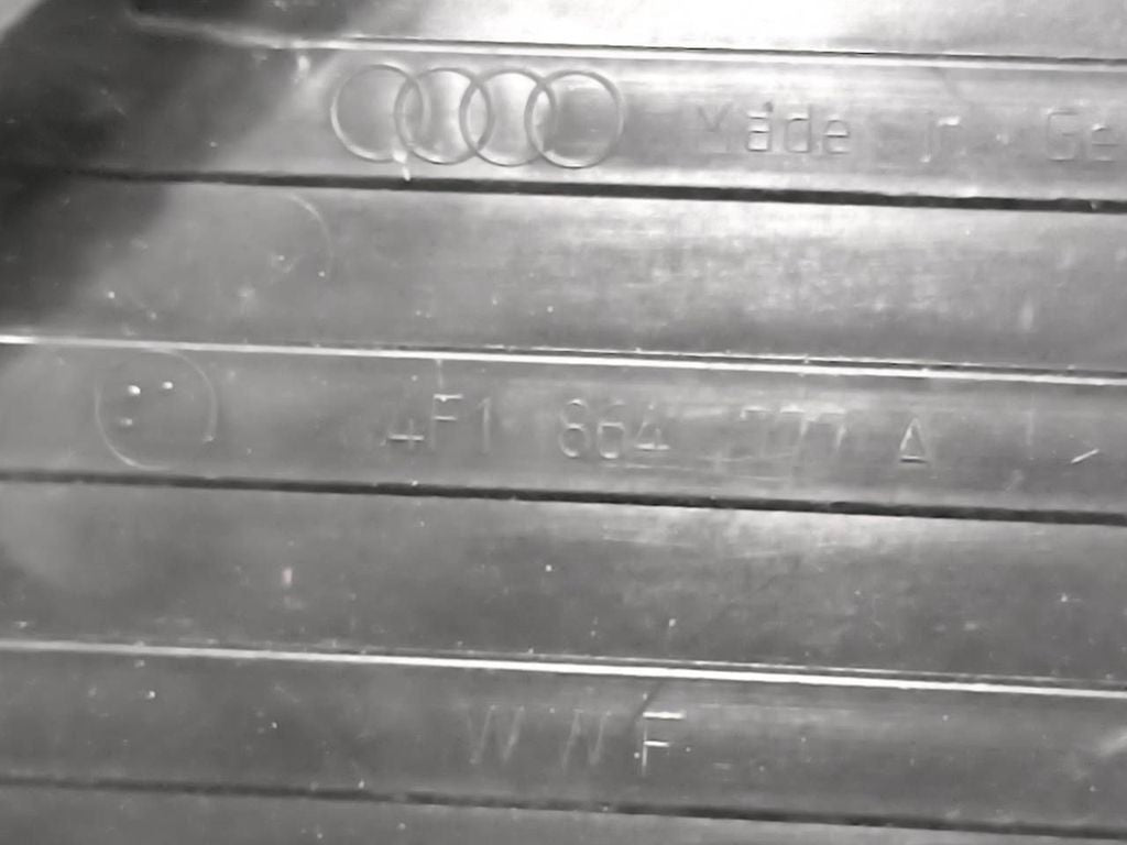 Audi A6 S6 C6 4F 2006 Foot rest pad 4F1864777A 