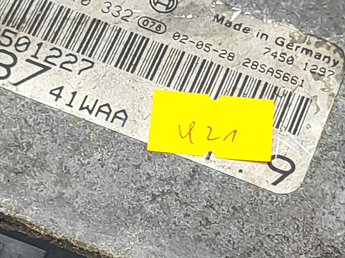 Alfa Romeo 147 1.9JTD 2002 Engine Control Module ECU 73501227 0281010332