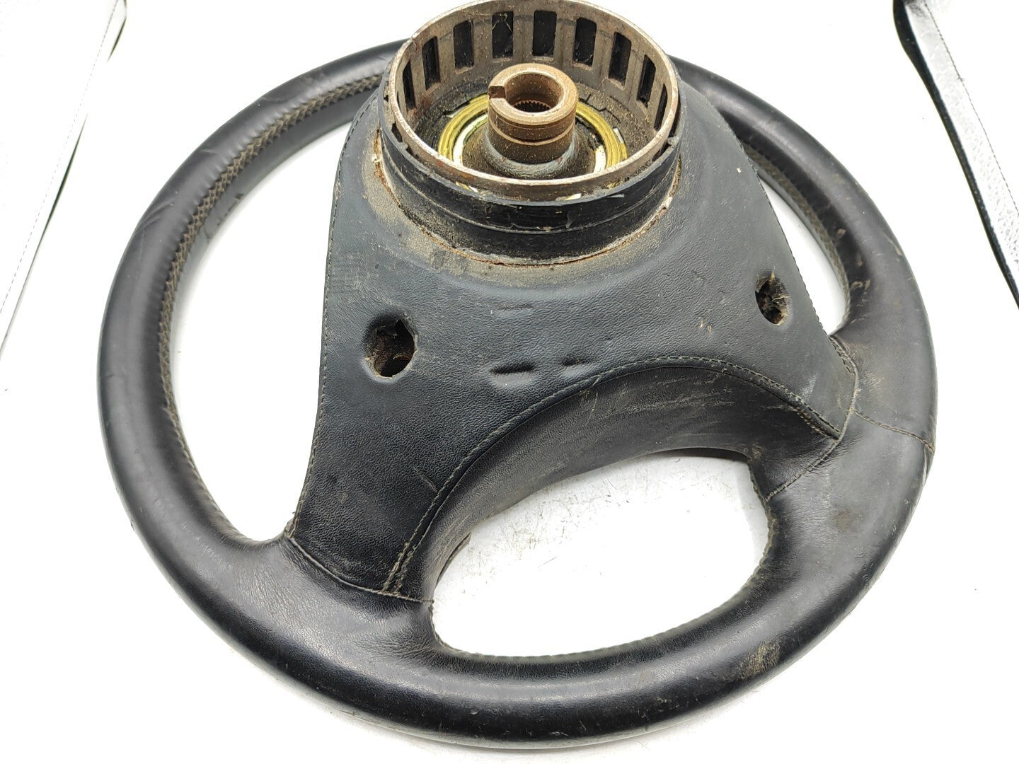 Alfa Romeo 155 TwinSpark Petrol 1994 Interior Leather Steering Wheel BLACK COLOR