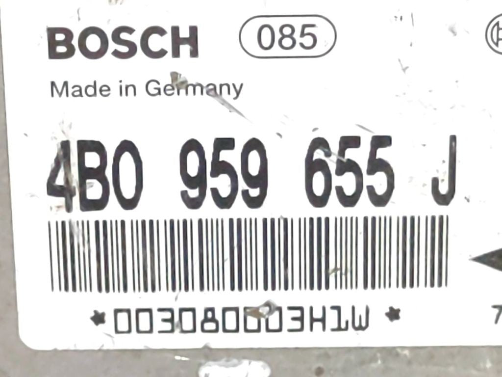 Audi A6 S6 C5 4B 1999 Control unit module 4B0959655J ISU934