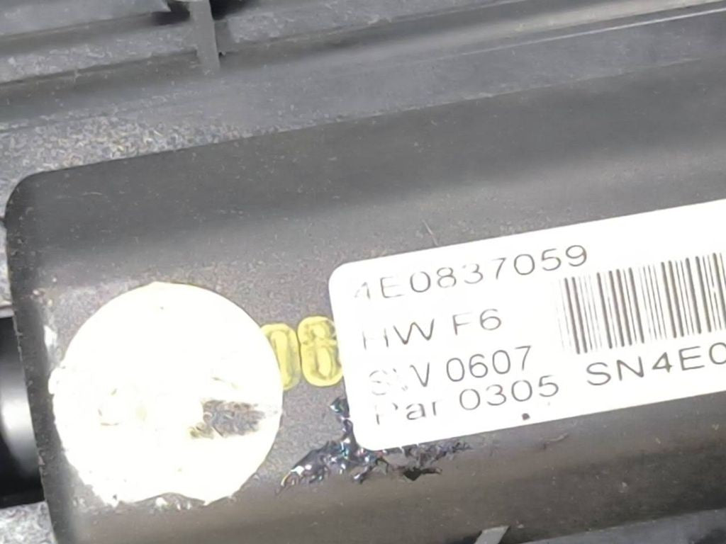 Audi A8 S8 D3 4E 2007 Front door soft close latching motor 4E0837059