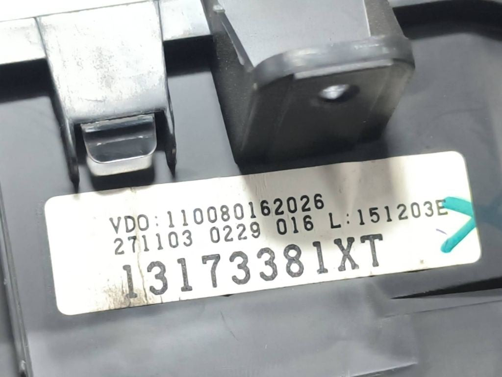 Opel Meriva A 2004 Diesel speedometer instrument cluster 13173381XT 