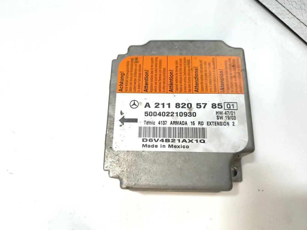 Mercedes-Benz E W211 2003 Safety ECU Control unit module A2118205785 