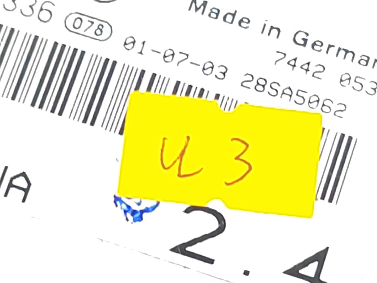 Alfa Romeo 156 2.4JTD 2000 Engine Control Module ECU 46821767 0281010336