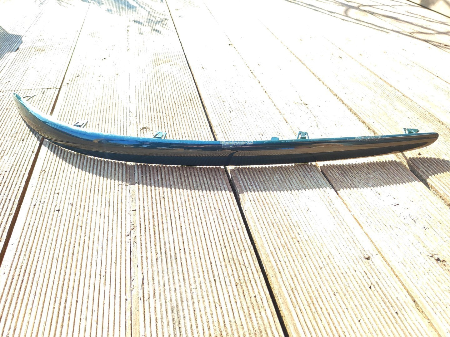 Jaguar X Type 2.0D Rear Right Side Bumper Molding Stripe 4X43N17C772D GREEN