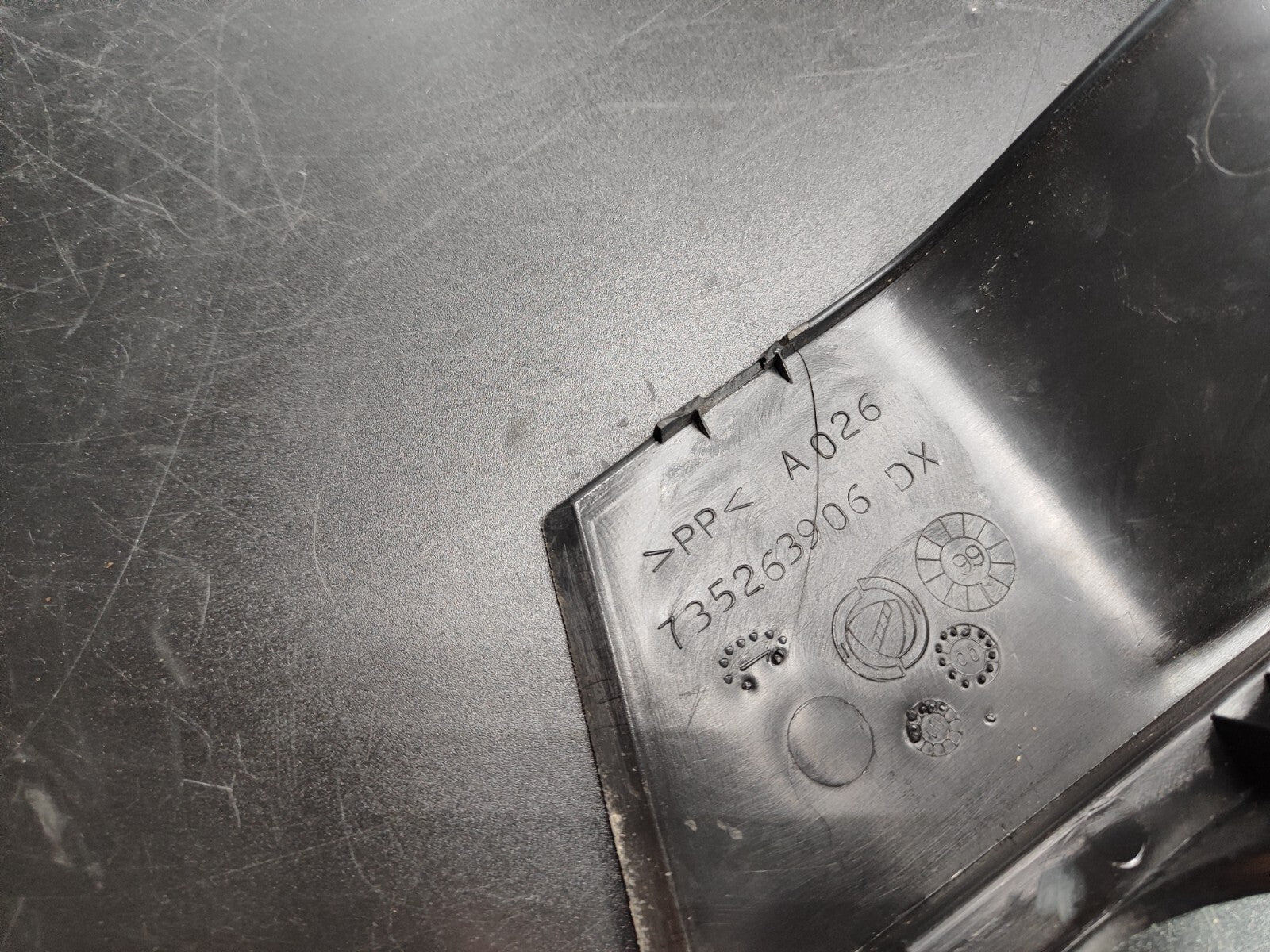 Alfa Romeo 147 1.9JTD 4/5D 2004 Rear Right Door Step Still Trim CHROME 735263906