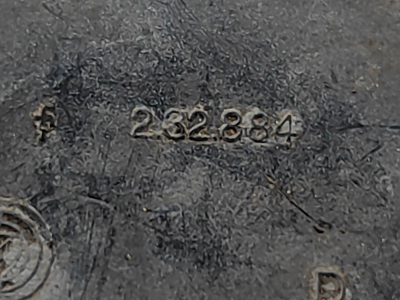 Fiat Doblo 2007 LHD Front Right Door Exterior Handle 232884 Silver