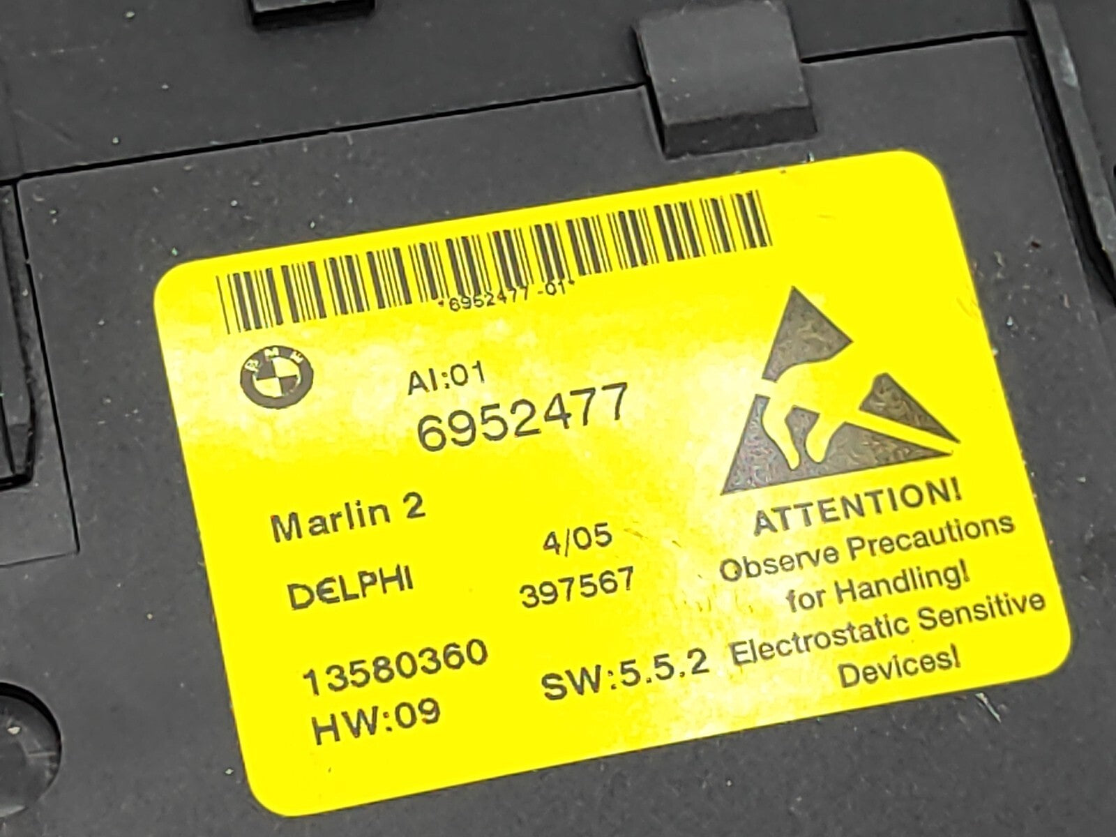 BMW 5 SERIES E60 2004 Center Console DTC Switch 6952477