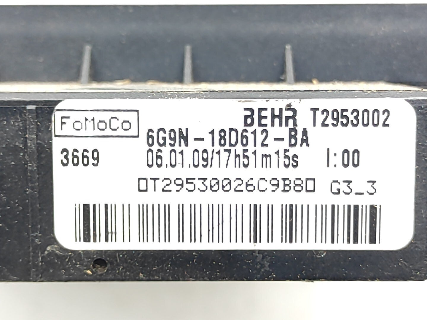 Land Rover Freelander LR2 2009 LHD Interior Electric Auxiliary Heaters 4727001