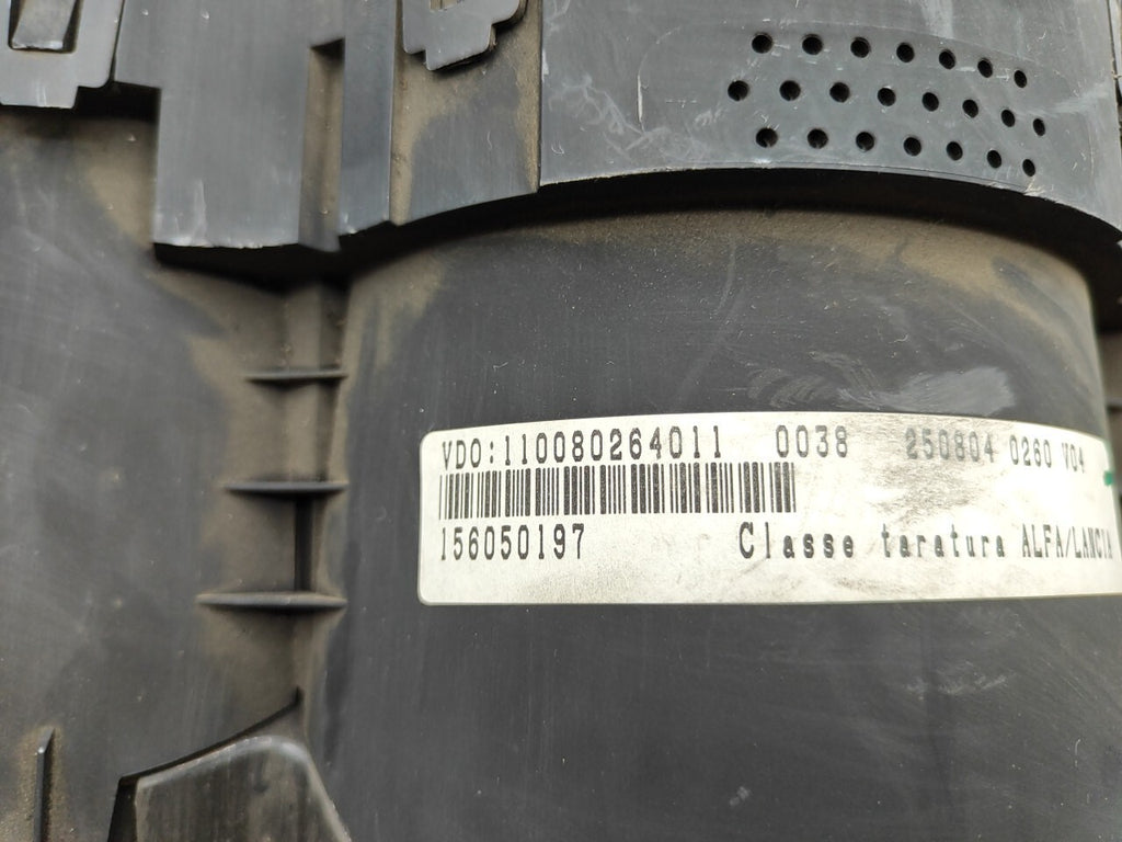 Alfa Romeo GT 1.9JTD 2005 LHD Dash Cluster Speedometer 156050197