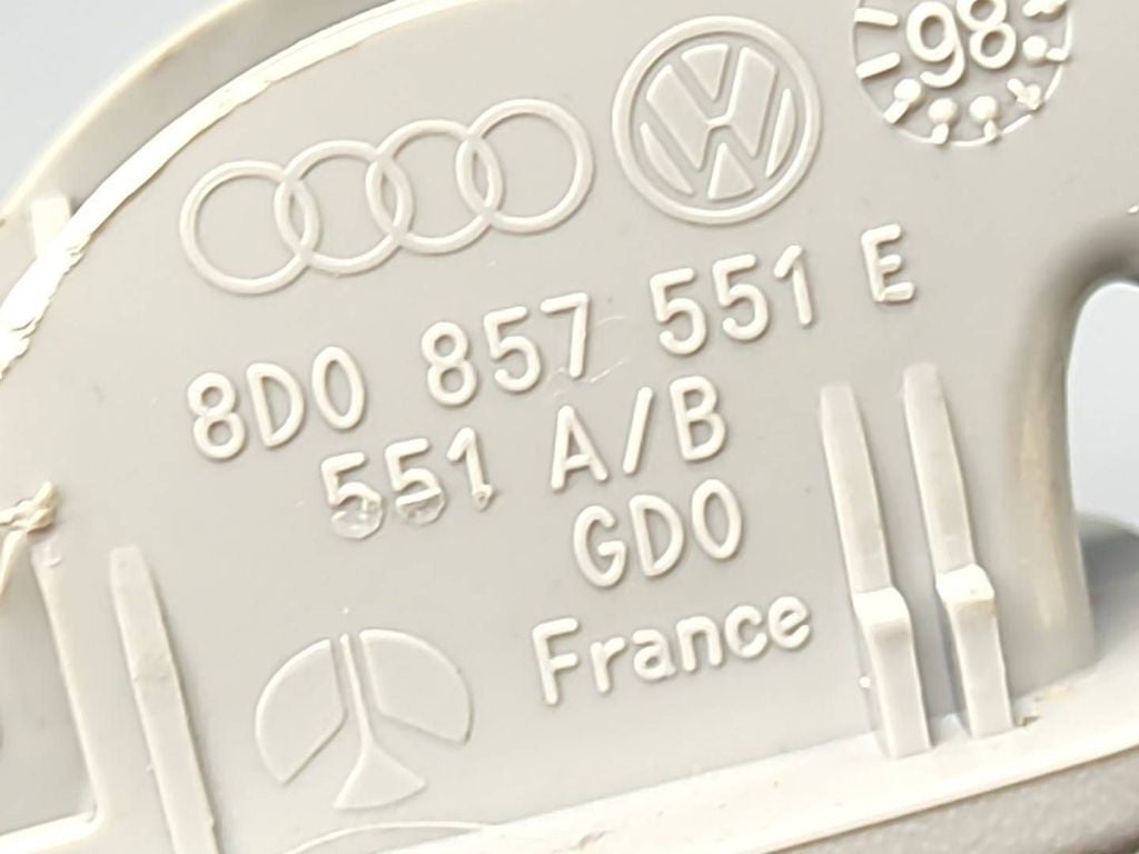 Audi A3 S3 8L 1999 LHD Left sun visor 8D0857551E 