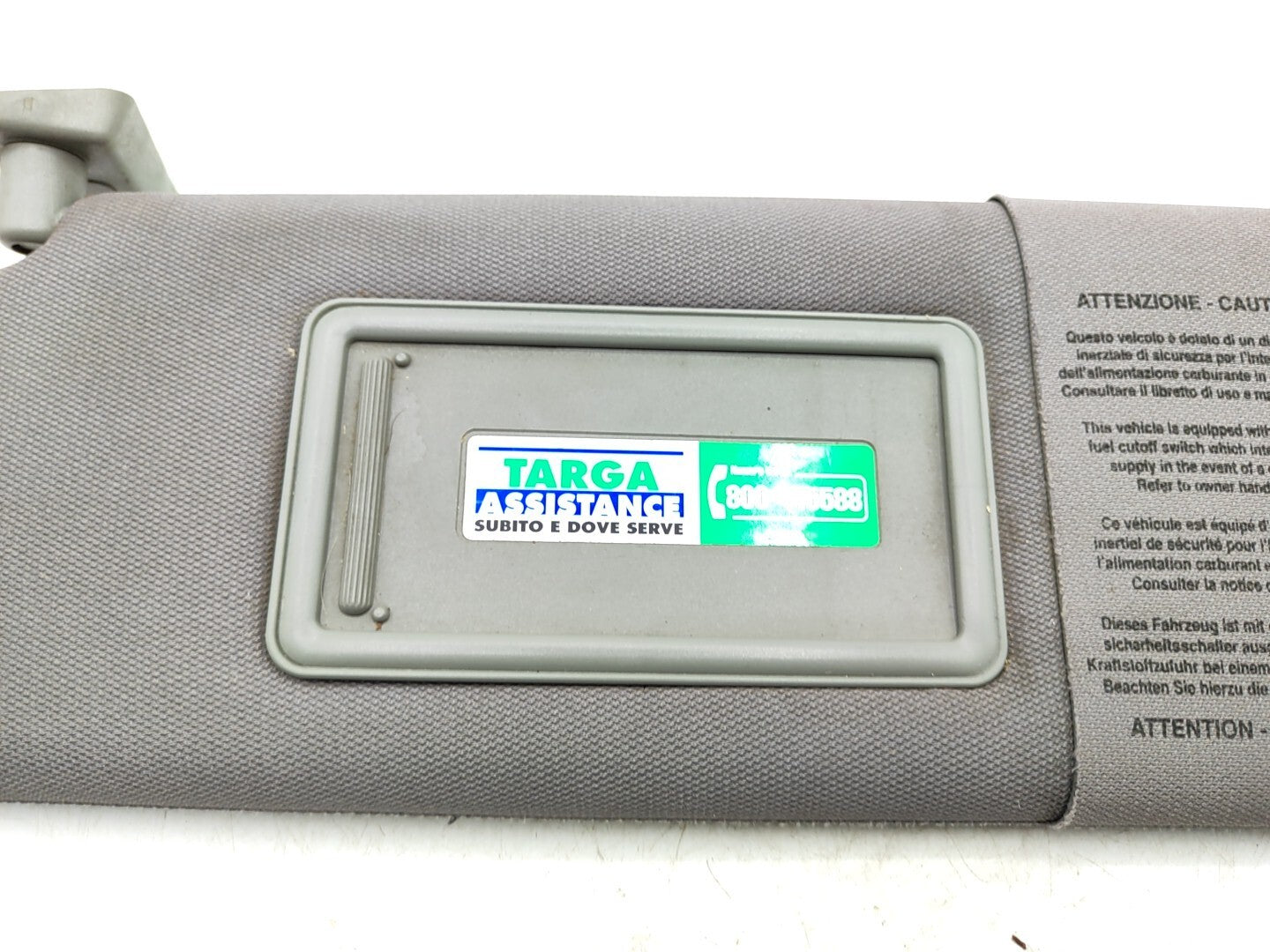 Alfa Romeo 166 2.4JTD 2002 LHD Front Left Sun Visor Cover