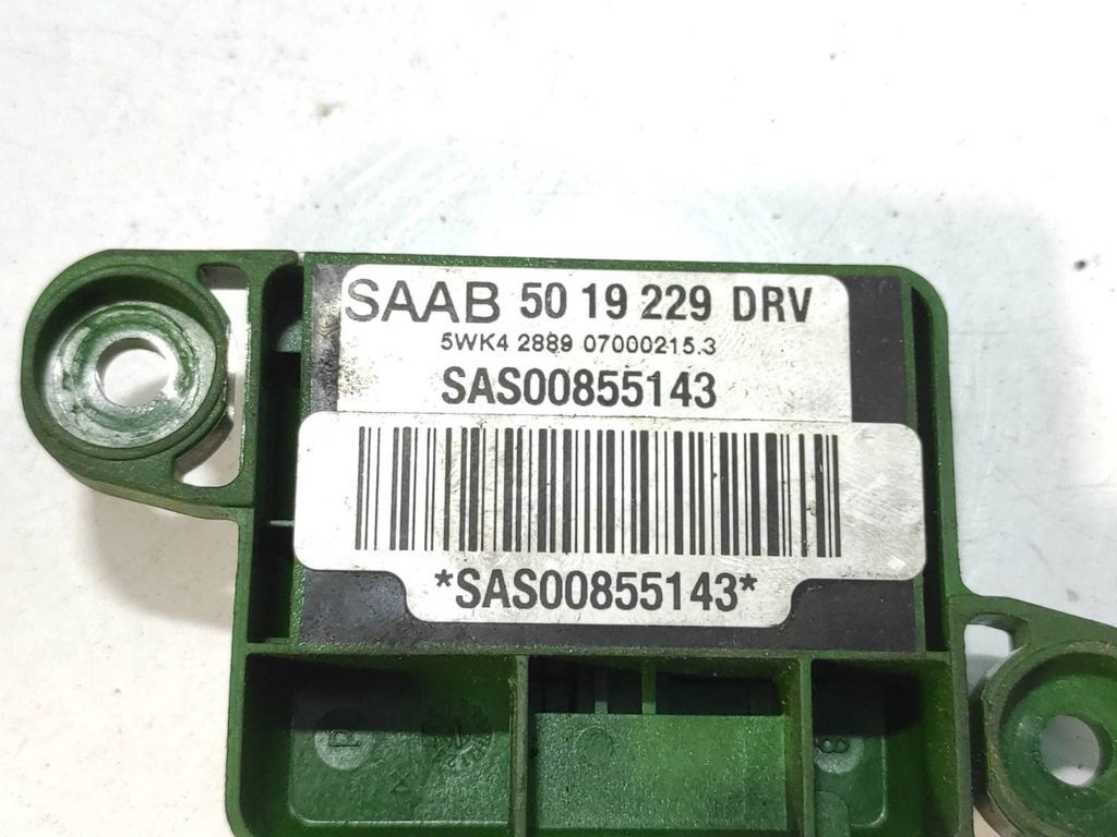 Saab 9-5 2.0T 110kW Petrol 2000 Deployment crash impact sensor 5019229 
