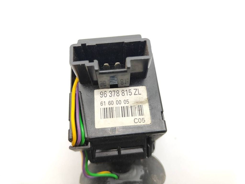 Peugeot 607 2001 Turn signal indicator stalk 96378815ZL 