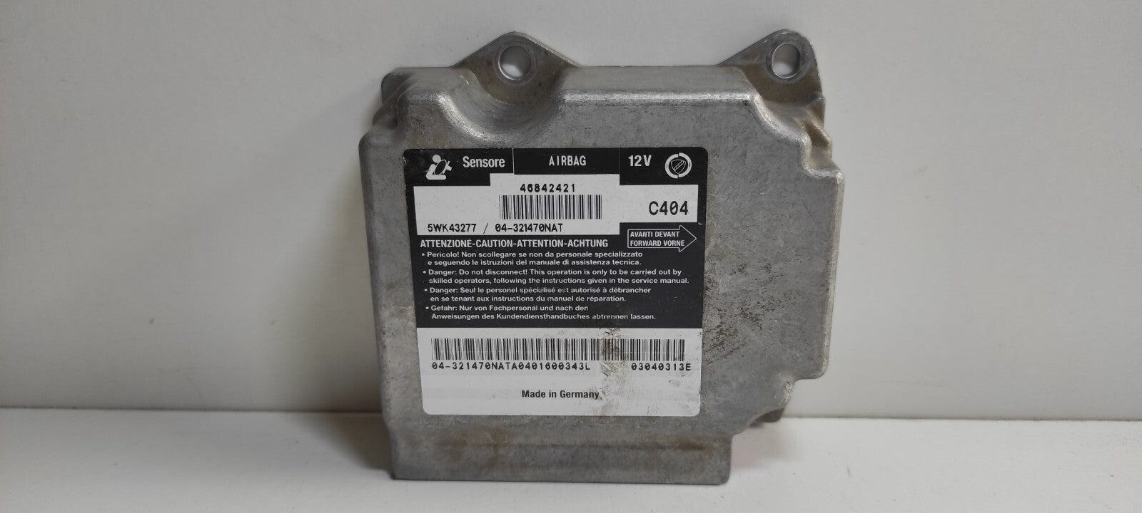 Alfa Romeo 147 1.9JTD 110kW 2005 Safety ECU Control Module 46842421