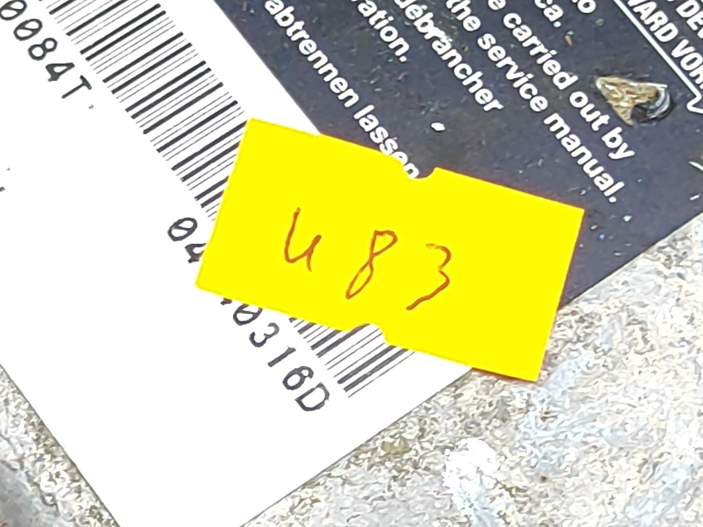 Alfa Romeo 156 2003 Safety Control Module ECU 60680213