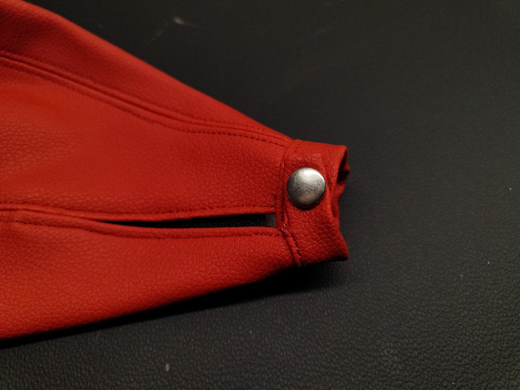 Shift Knob Leather Trim For Alfa Romeo 147 Twinspark PRE-Facelift 2003 RED