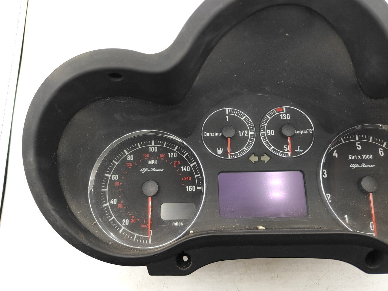 Alfa Romeo 147 Petrol 2006 RHD Speedometer Cluster 156056619