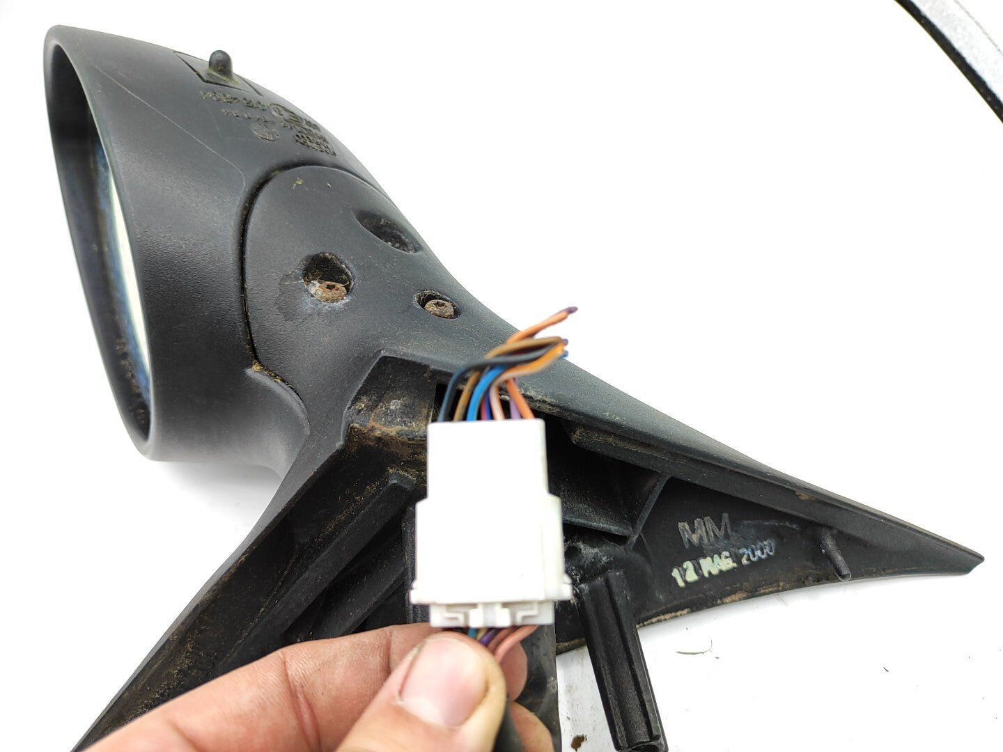 Alfa Romeo 156 2.4JTD Diesel 2000 LHD Front Right Side Mirror Black