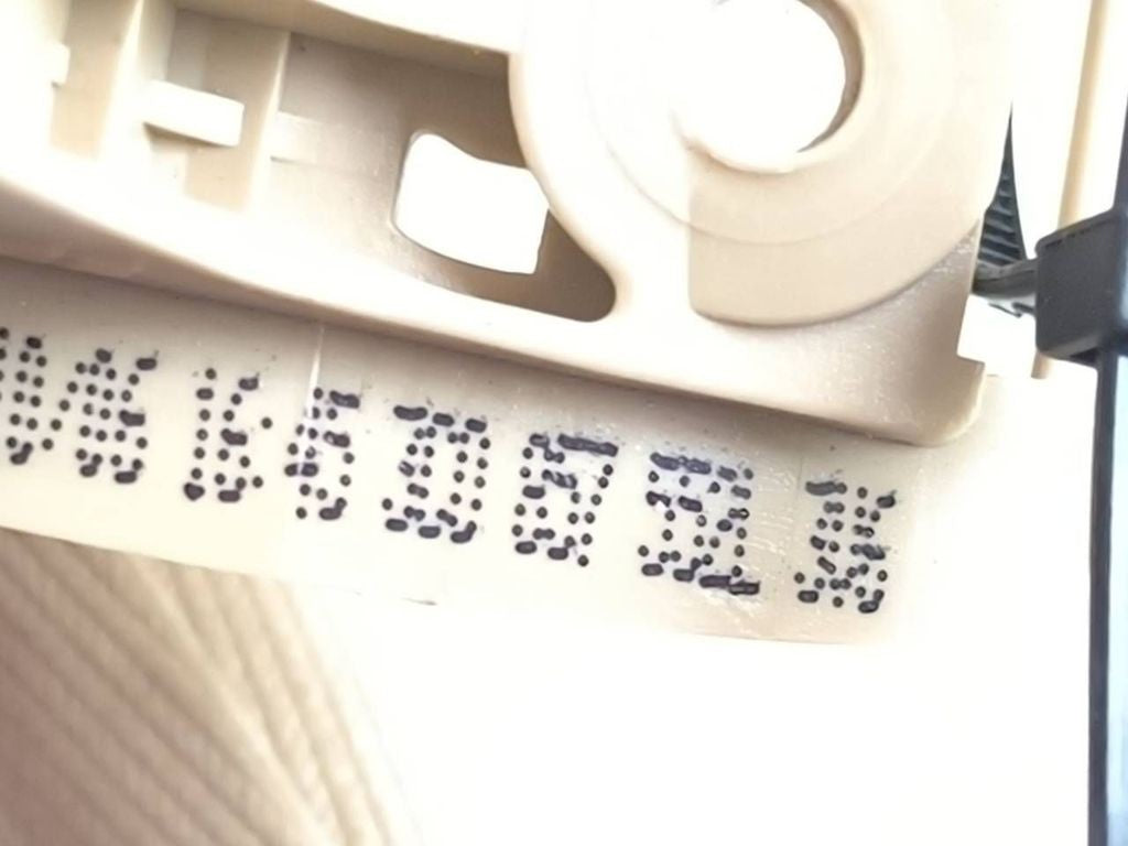 Volkswagen PASSAT B6 2007 LHD Right sun visor 3C0857552L 