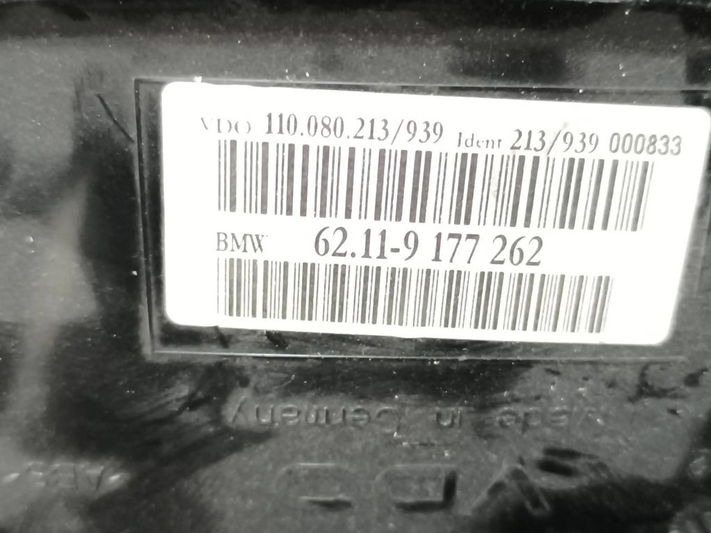 BMW 5 E60 E61 2007 RHD Diesel speedometer instrument cluster 62119177262