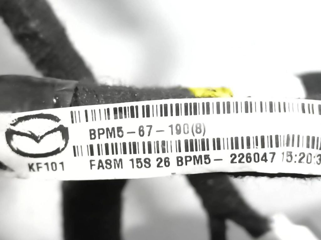 Mazda 3 BM III Hatchback 2014 front door wiring loom harness BPM567190 