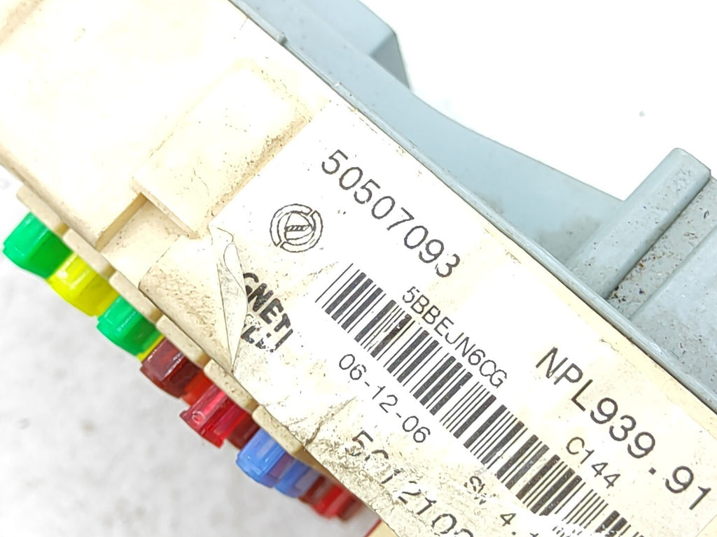 Alfa Romeo 159 1.9JTDm 2008 Diesel Engine Fuse Box Module 60686059 50507093
