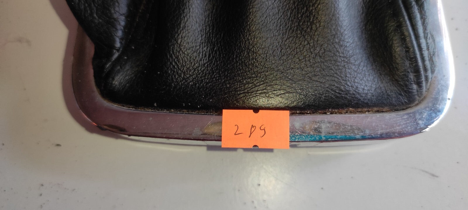 Peugeot 607 3.0i V6 2002 Manual Shift Knob Surround Leather Trim