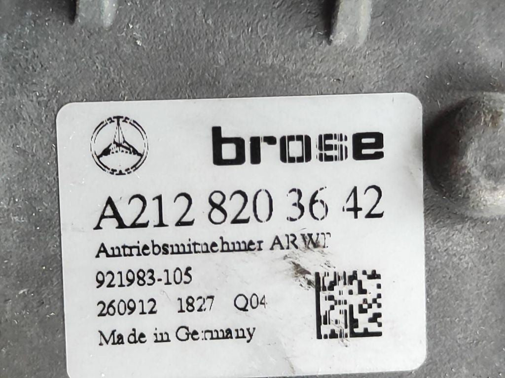 Mercedes-Benz E W212 2015 tailgate trunk boot lift motor A2128203642 