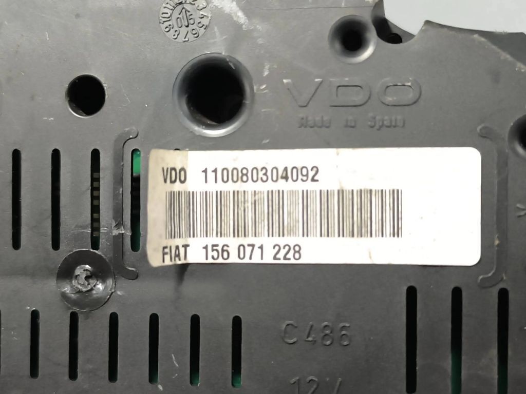 Alfa Romeo 147 2007 LHD Diesel speedometer instrument cluster 156071228 