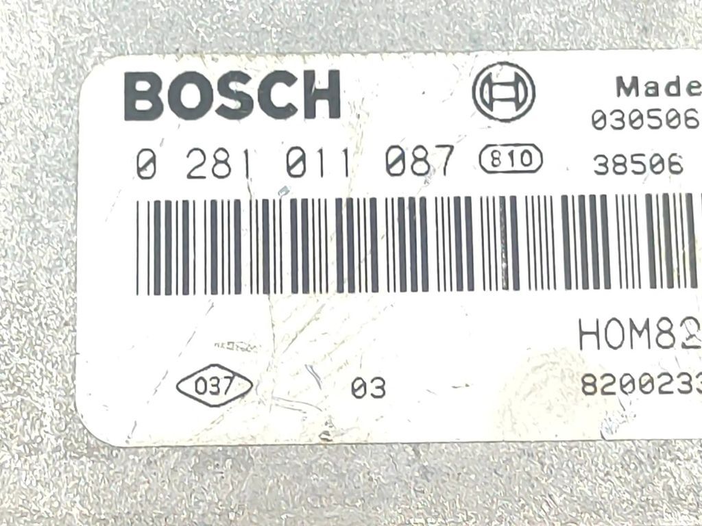 Volvo S40, V40 1.9D 2002 Engine control unit module ECU 0281011087 