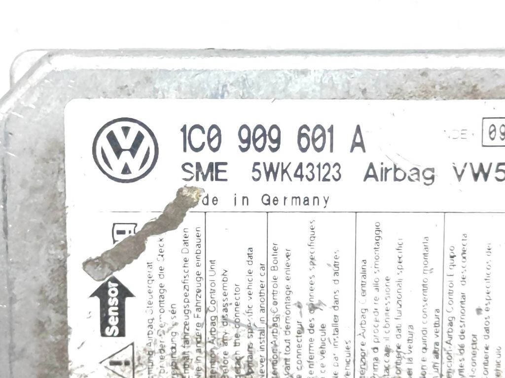 Skoda Fabia Mk1 (6Y) 2002 Control unit module 1C0909601A 