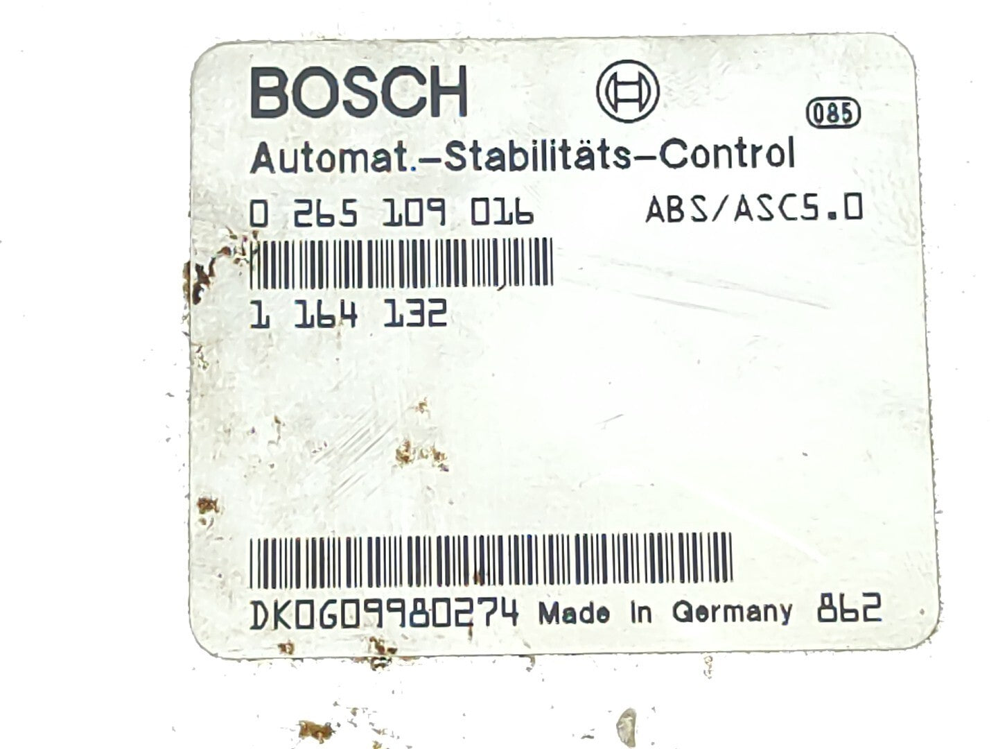 BMW 5 SERIES E39 530D 2001 ABS Stability Control Unit Module 0265109016