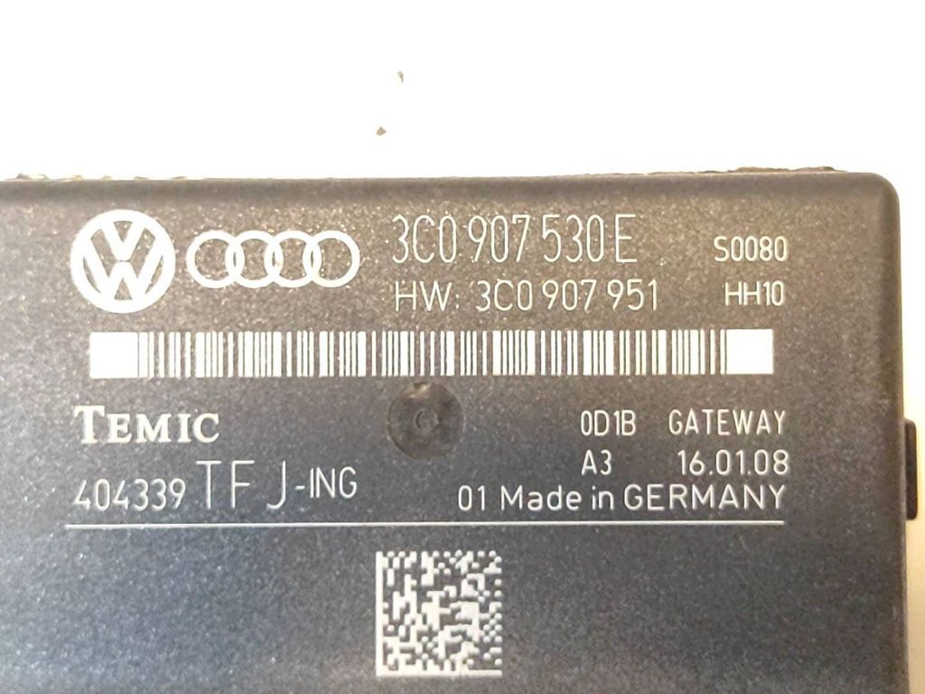 Volkswagen PASSAT B6 2006 Diesel Gateway control module 3C0907530E 