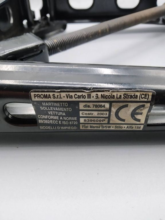 Alfa Romeo 156 2003 Lift car lifting jack 78064 839609P