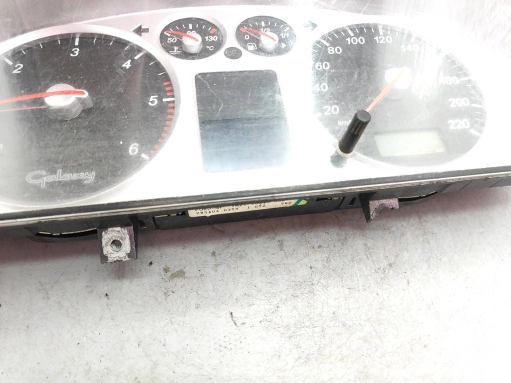 110080037 Ford Galaxy 1.9TDI 2004 Diesel speedometer instrument cluster 