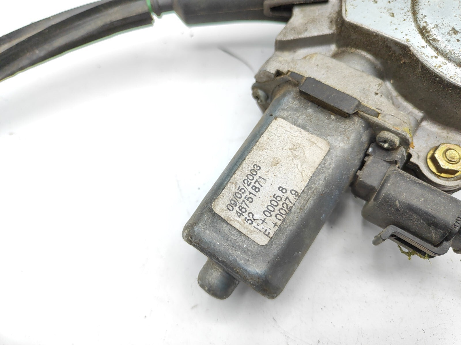 Alfa Romeo 147 1.9JTDm 110kW 2008 Front Left Window Regulator 46751871