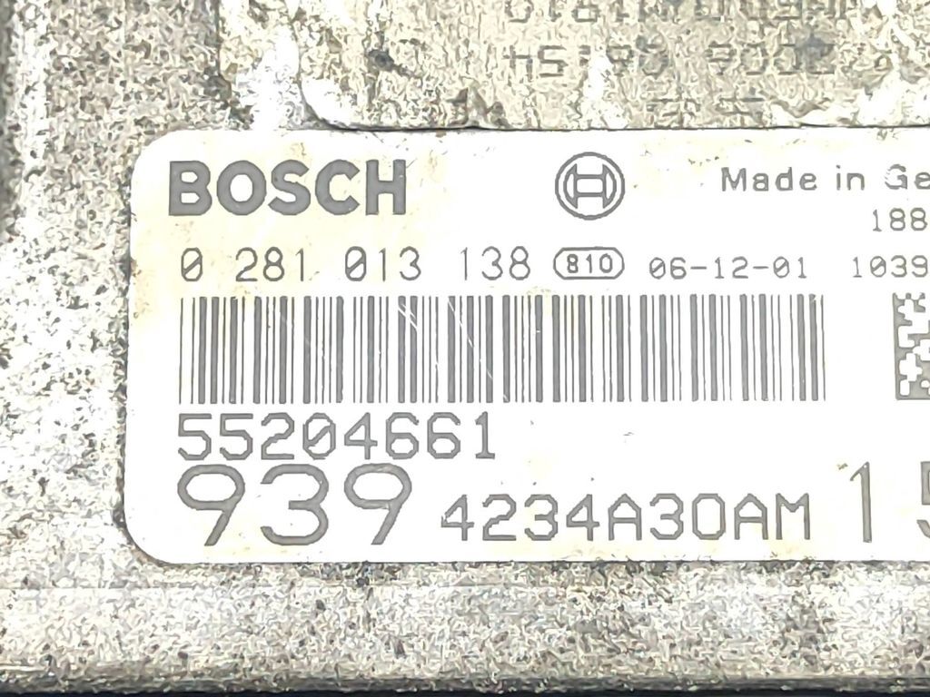 Alfa Romeo 159 1.9JTD Diesel 2008 Engine control unit module ECU 55204661 