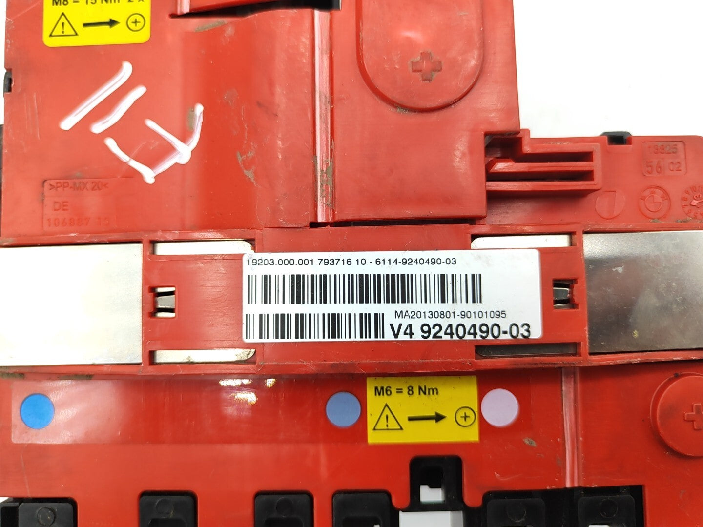 BMW 5 Series F10 Positive Battery Wiring 61149240490 9240490 9240490