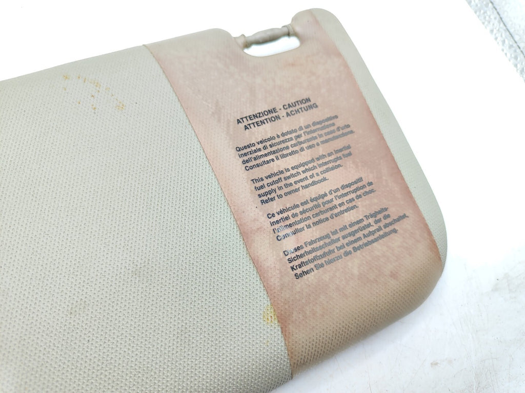 Alfa Romeo 159 2.2JTS 2008 LHD Front Left Side Sun Visor Cover