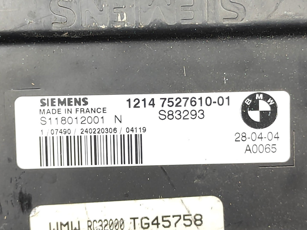 Mini Cooper R50 1.6i Engine  control unit module ecu 12147527610