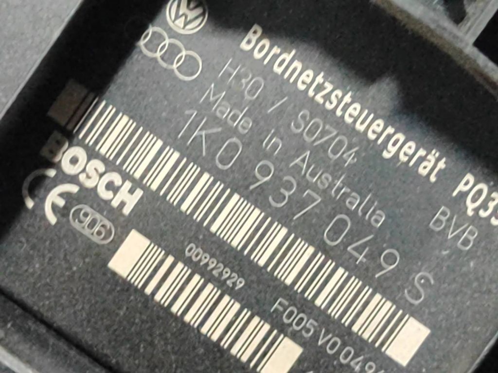 Volkswagen PASSAT B6 2008 Comfort convenience body module 1K0937049S 