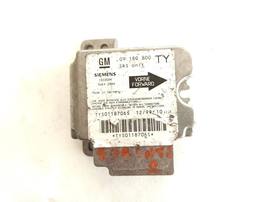 Opel Astra G DTI 2000 Safety Control unit module 1923594 