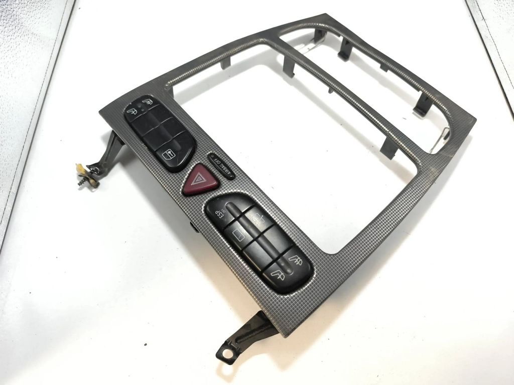 Mercedes-Benz C W203 2002 Front Center Panel AC heater control trim A203680 