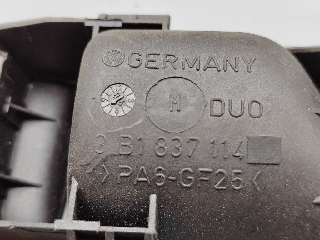 Volkswagen Golf MK4 2000 LHD Front Right Door Inner Handle 3B1837114