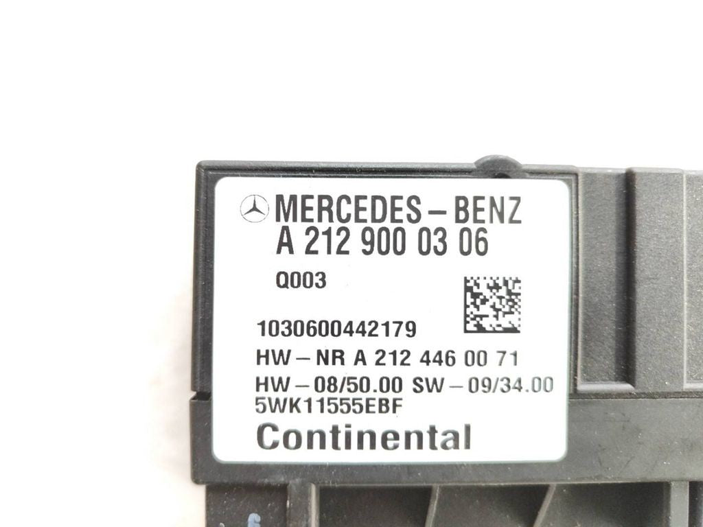 Mercedes-Benz E W212 2011 Fuel injection pump control unit module A2129000306