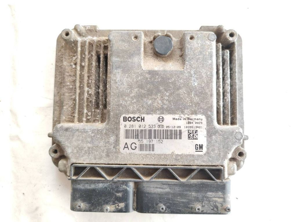 Opel Vectra C 1.9CDTI 2004 0281012533 Engine control unit module ECU 