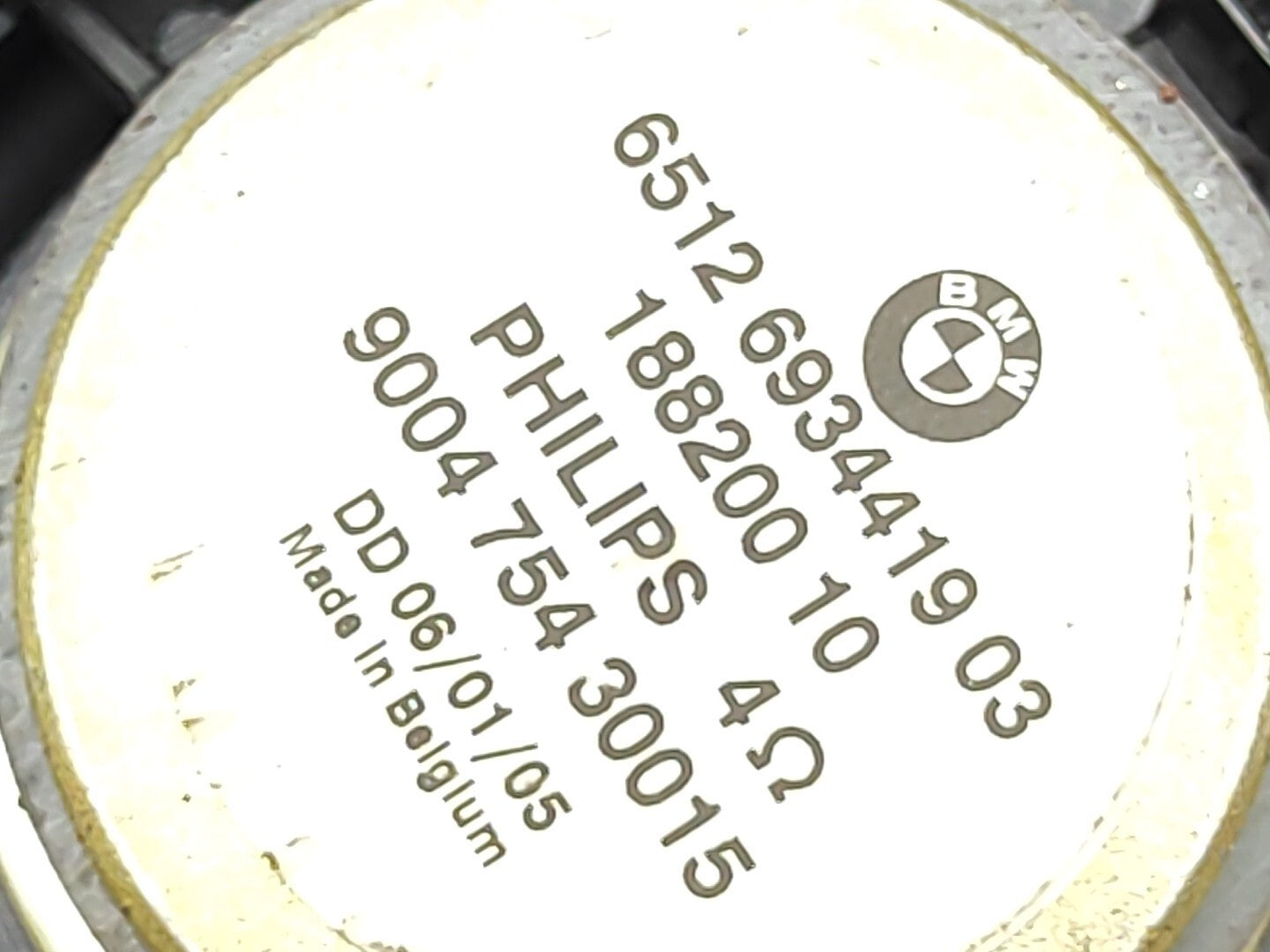 BMW E61 530D 170kW 2006 Left Interior Audio Speaker 6934419 65126934419